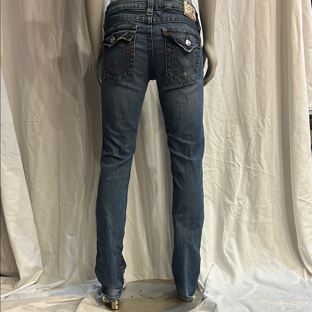 True Religion Blue Straight Leg Women's Jeans